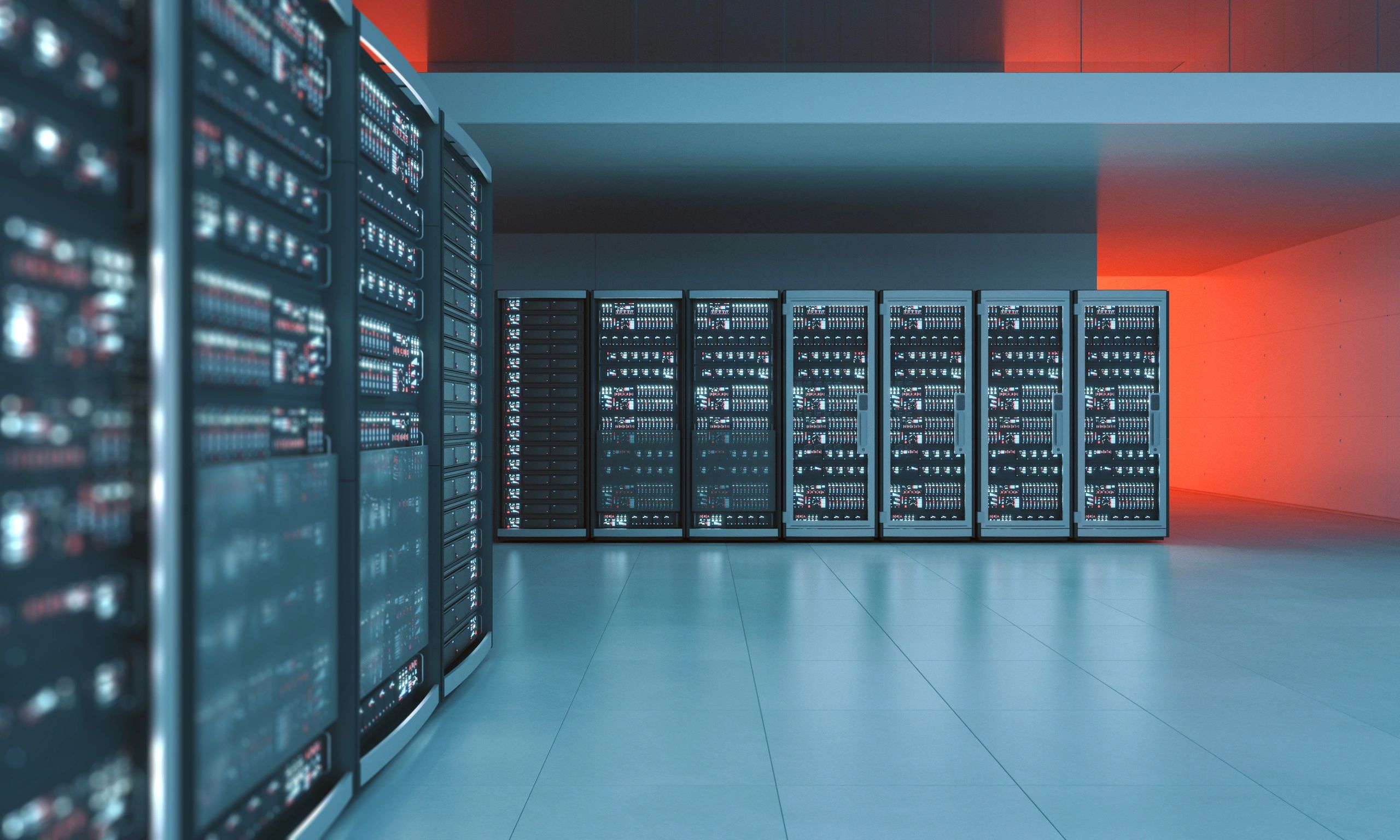 Modern data center servers representing Cloud4Hosting infrastructure